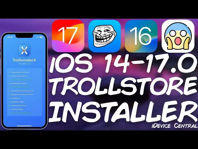 'Video thumbnail for iOS 14 - iOS 17.0 b: How To INSTALL TrollStore 2 Using TrollIInstallerX, All Devices!'