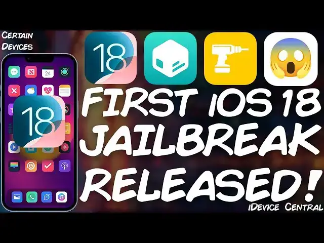 'Video thumbnail for The First iOS 18 JAILBREAK Was RELEASED! With Tweaks Working! (Certain Devices)'
