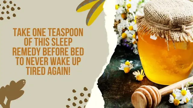 'Video thumbnail for Take One Teaspoon Of This Sleep Remedy Before Bed To Never Wake Up Tired Again!'