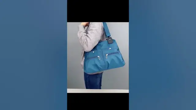 'Video thumbnail for 👜 Large Capacity Waterproof Multi-Pocket Shoulder Bag 🌧️ || Link is in Description || #bag #shorts'