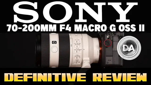 'Video thumbnail for Sony 70-200mm F4 Macro G OSS II Definitive Review: The F4 Zoom to Get!'