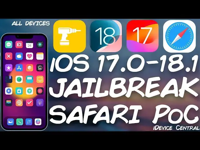 'Video thumbnail for iOS 17.0 - 18.1 JAILBREAK (All Devices): New SAFARI No-PC Vuln RELEASED! Seems Useful!'