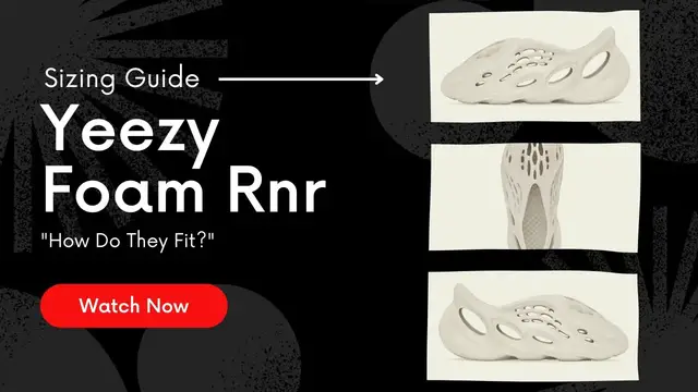 'Video thumbnail for How Does The Yeezy Foam Runner Fit? | [Easy Sizing Guide]'