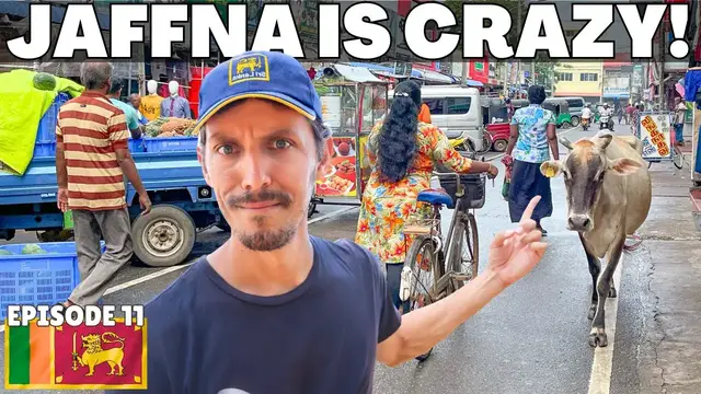 'Video thumbnail for EP 11: WE EXPERIENCED A NEW SIDE OF SRI LANKA 🇱🇰 JAFFNA IS A DIFFERENT WORLD! (truly shocked!)'