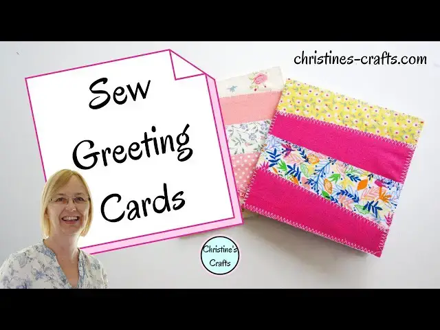 'Video thumbnail for HOW TO MAKE UNIQUE GREETINGS CARDS OUT OF FABRIC SCRAPS: Really Quick 15 Minute Project'