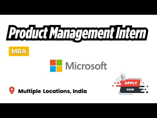 'Video thumbnail for How to Apply for the Microsoft Product Management MBA Internship || Step by Step Guide || thewodm'