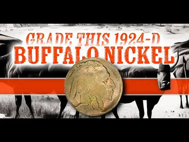 'Video thumbnail for Grade this 1924-D Buffalo Nickel with Monster Toning! #coincollecting'