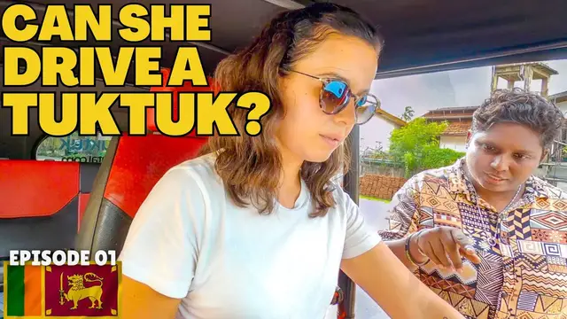 'Video thumbnail for EP 01: WE STRUGGLED LEARNING TO DRIVE A TUKTUK IN SRI LANKA! 🇱🇰 Sri Lanka Vlog'