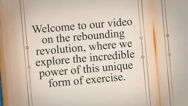 'Video thumbnail for Rebounding Revolution: Unleashing the Power of Physical Fitness and Mental Well-being'