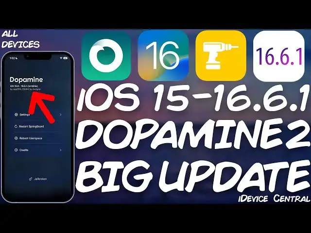 'Video thumbnail for iOS 15.0 - 16.6.1 Dopamine JAILBREAK (All Devices*) Major UPDATE RELEASED! More Devices Supported!'