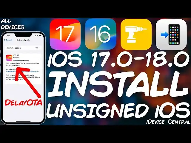 'Video thumbnail for DelayOTA UPDATED! Install UNSIGNED iOS Versions - What Is DelayOTA & Downgrade News'