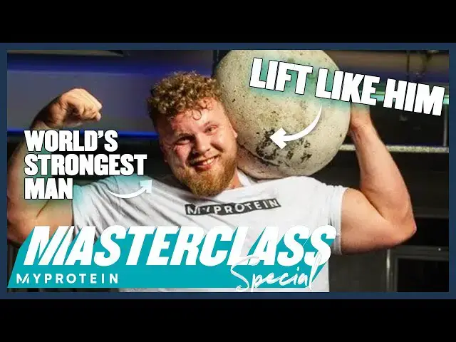 'Video thumbnail for World's Strongest Man Tom Stoltman Shares 5 Tips For Atlas Stone Lifts | Myprotein'