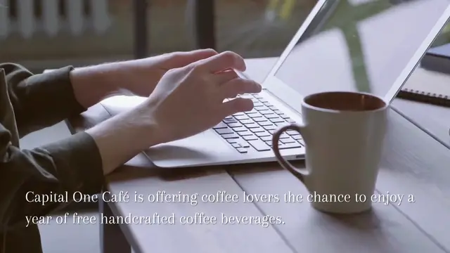 'Video thumbnail for Win a year of free coffee from Capital One Café'