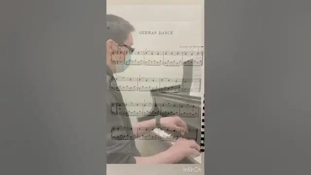 'Video thumbnail for German Dance, Ludwig Van Beethoven, Unprofessional Piano Play'