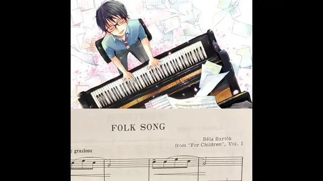 'Video thumbnail for Folk Song, Béla Bartók, Unprofessional Piano Play'