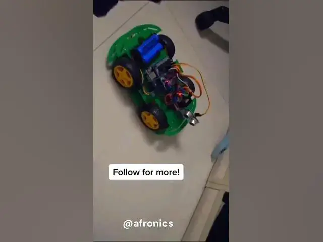 'Video thumbnail for Line Follower #afronics #shorts #arduino #arduinoproject #amapianodance #amapiano amapi'