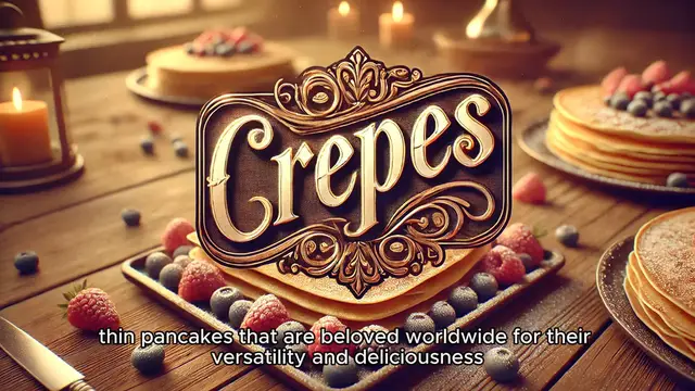 'Video thumbnail for Crepes Recipe'