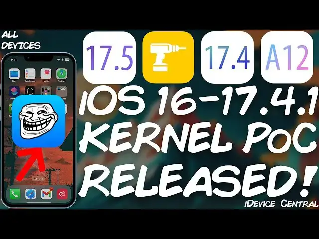 'Video thumbnail for iOS 16.5 - 17.4.1 JAILBREAK / TrollStore For iOS 17 News: New Kernel Vulnerability PoC RELEASED!'