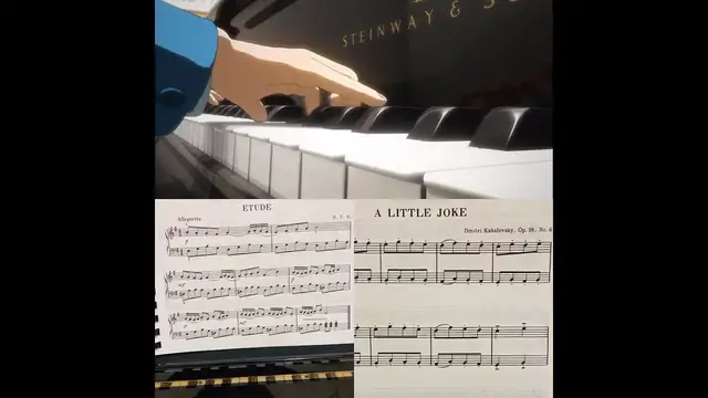 'Video thumbnail for A Little Joke by Dmitri Kabalevsky. Etude by R.F.K, Unprofessional Piano Play'