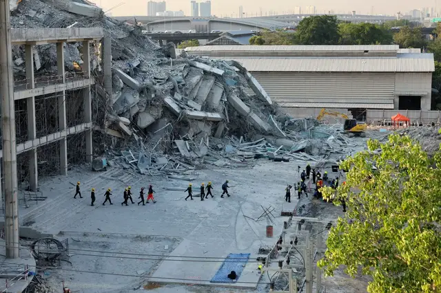 'Video thumbnail for Myanmar was hit by a powerful 7.7 magnitude earthquake on Friday'