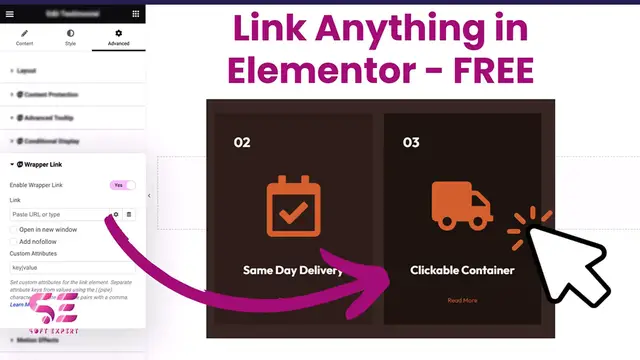 'Video thumbnail for Link Anything in Elementor and Make it Clickable'