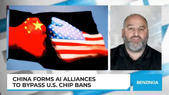 'Video thumbnail for China Forms AI Alliances To Bypass U.S. Chip Bans'
