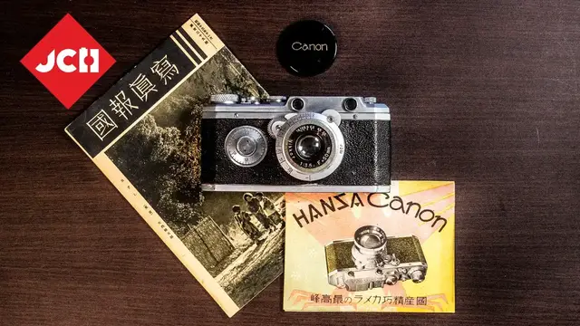 'Video thumbnail for Camera Historica: The first camera Canon ever made'