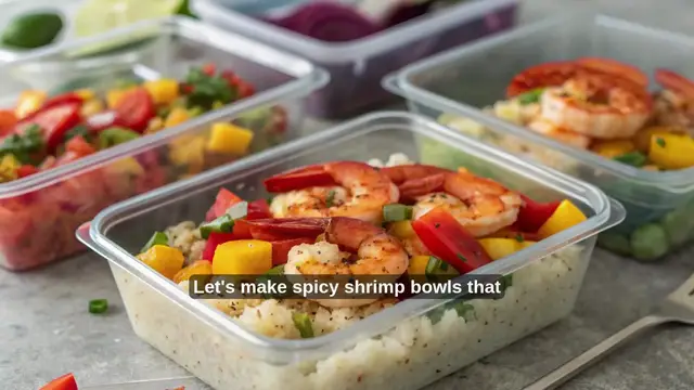 'Video thumbnail for Spicy Shrimp Meal Prep | Quick & Healthy Low-Carb Lunch Idea'