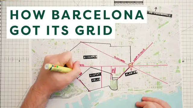 'Video thumbnail for Barcelona's map, EXPLAINED'