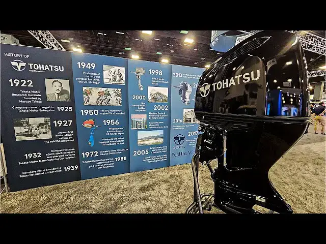'Video thumbnail for Complete TOHATSU Booth Tour 2024 Miami Boat Show'