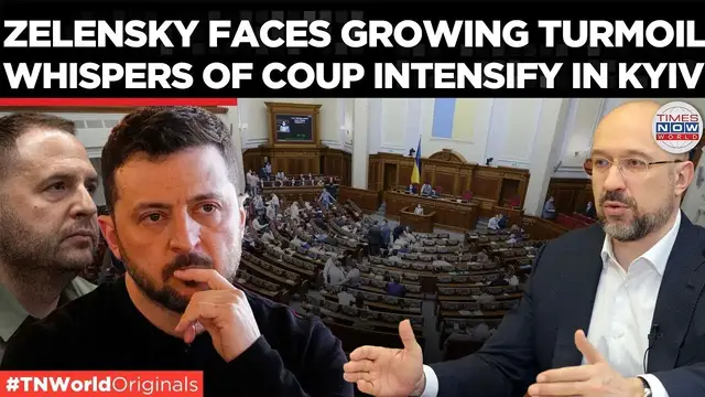 'Video thumbnail for Zelensky Moves Against Spy Chief Amid Rising Cabinet Tensions | Times Now World'
