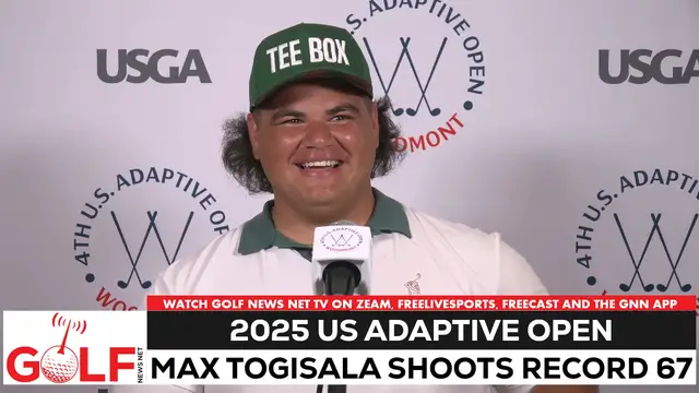 'Video thumbnail for Max Togisala sets record at 2025 US Adaptive Open'