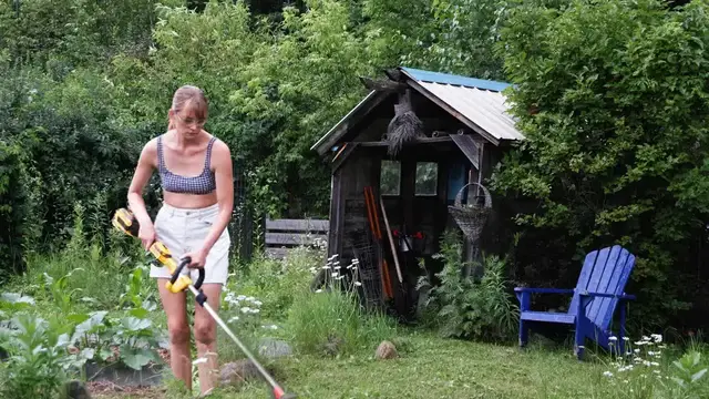 'Video thumbnail for hannahleeduggan: diy home renovation & garden projects! building raised beds, unloading lumber, and outdoor living'