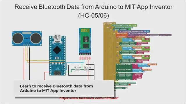 'Video thumbnail for Receive Bluetooth Data from Arduino to MIT App Inventor (HC-05/06)'