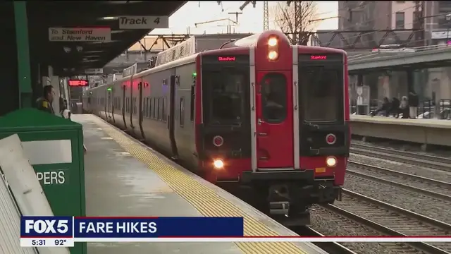 'Video thumbnail for MTA approves Connecticut Metro-North fare hikes'