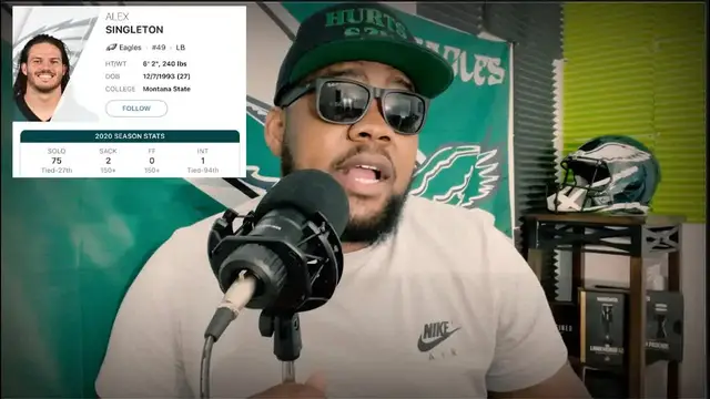 'Video thumbnail for Lord Brunson: eagles' linebackers 2021 - alex singleton, eric wilson & more!'