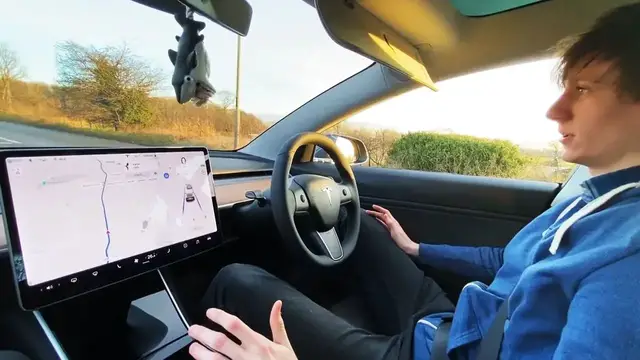 'Video thumbnail for Testing Autopilot on my Tesla Model 3 for the first time'