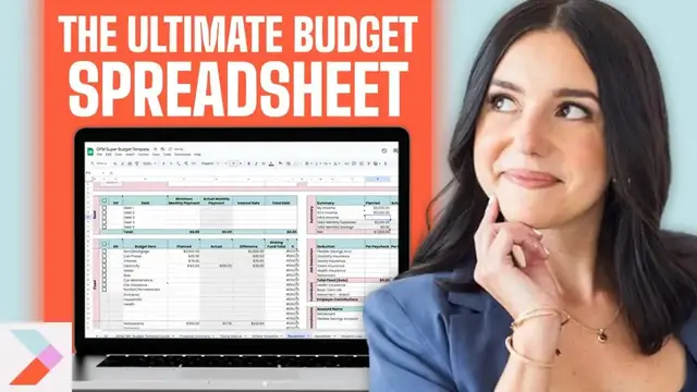 'Video thumbnail for Debt Free Millennials: master your budget with our ultimate spreadsheet template!'