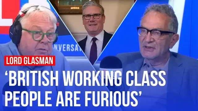 'Video thumbnail for 'Farage in disguise?' Brexiteer and Labour peer on small boats | LBC'