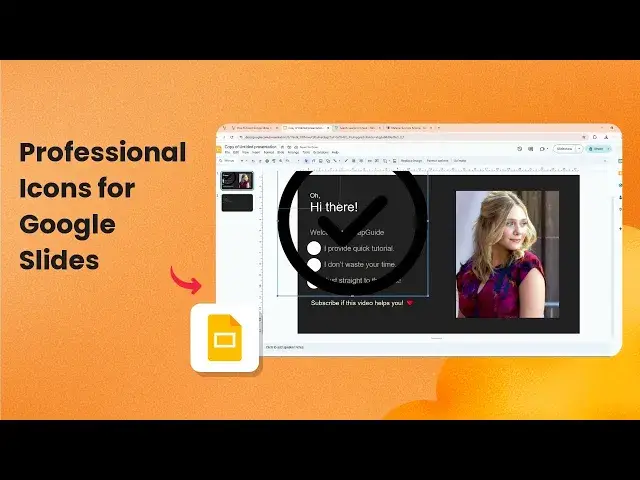'Video thumbnail for How to Insert Professional Icons to Google Slides'