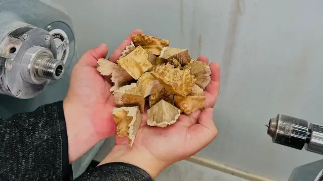 'Video thumbnail for Woodturning - Handful of Burl Offcuts to $500'