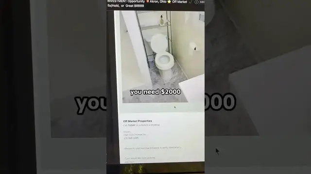 'Video thumbnail for investarters: analyzing $44k single family house as rental property'