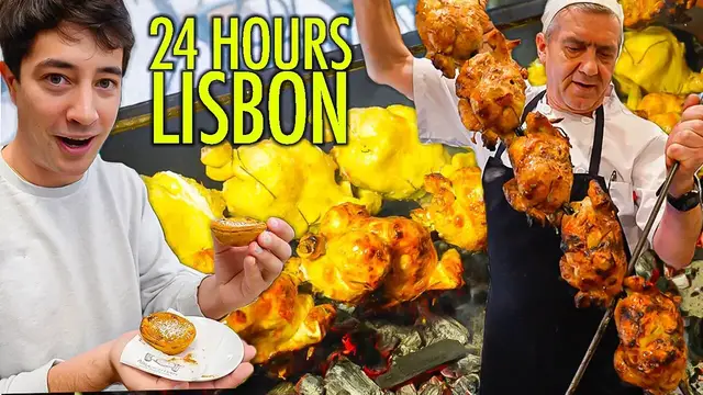 'Video thumbnail for 24 Hours of Portuguese Food in Lisbon  PERI PERI Chicken, RAMIRO's Seafood & More!'