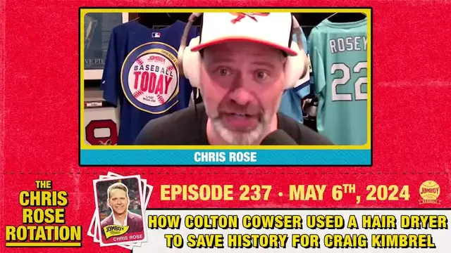 'Video thumbnail for 237 | How Colton Cowser used a hair dryer to save history for Craig Kimbrel | Rose Rotation'