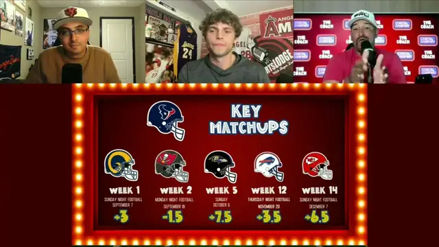 'Video thumbnail for Could the Houston Texans Finish Below .500?'