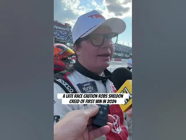 'Video thumbnail for Sheldon Creed’s Chances of a Darlington Win Destroyed After Late Race Caution'