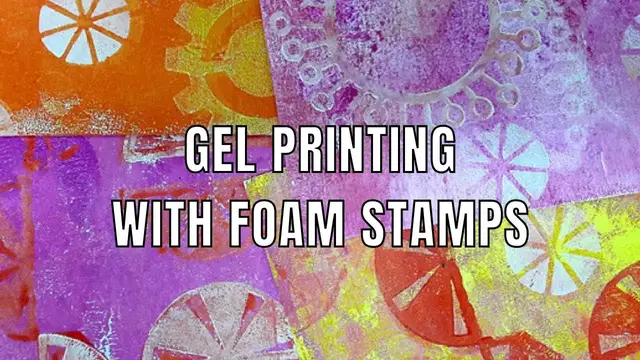 'Video thumbnail for Gel Printing with Foam Stamps'