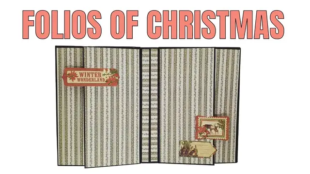 'Video thumbnail for 12 Festive Folios of Christmas for Photos and Journaling'