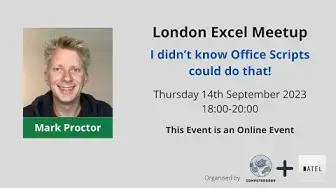 'Video thumbnail for I didn’t know Office Scripts could do that! | Mark Proctor'