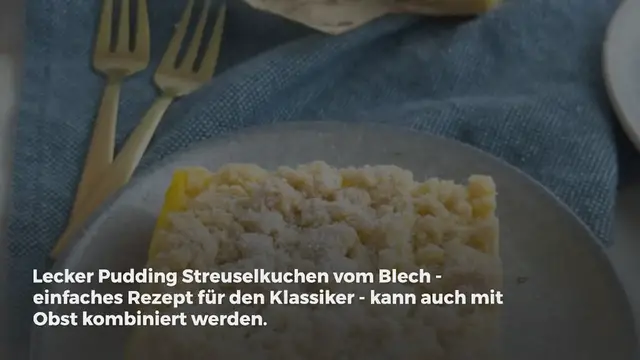 'Video thumbnail for Streuselkuchen mit Pudding wie bei Oma'